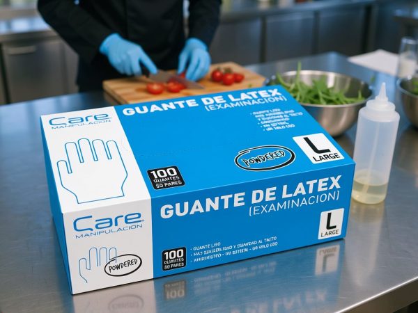 Guantes Desechables de Látex Talla L