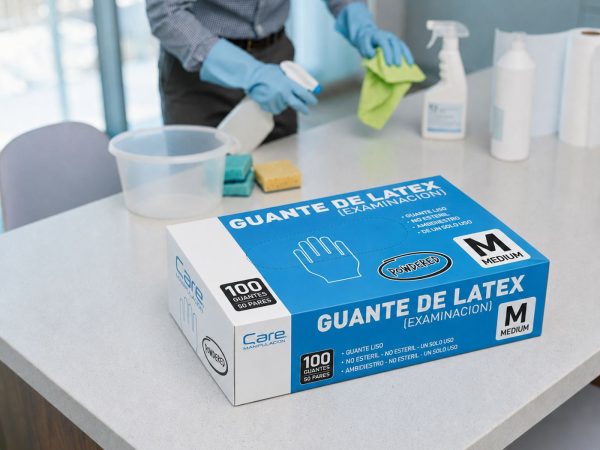 Guantes Desechables de Látex Talla M