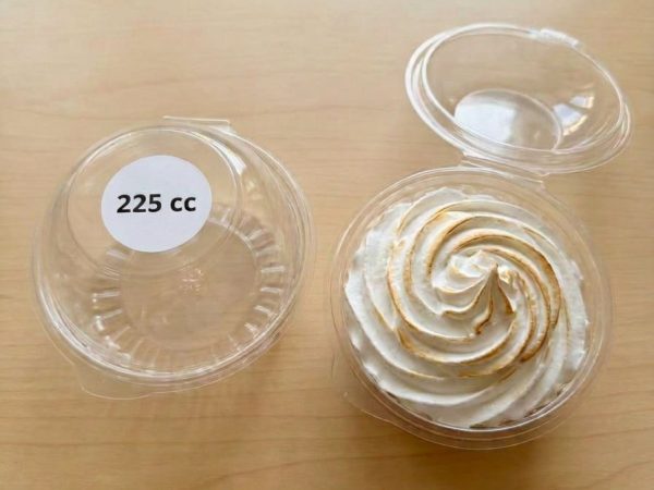 Pote Transparente para Postres 225 cc
