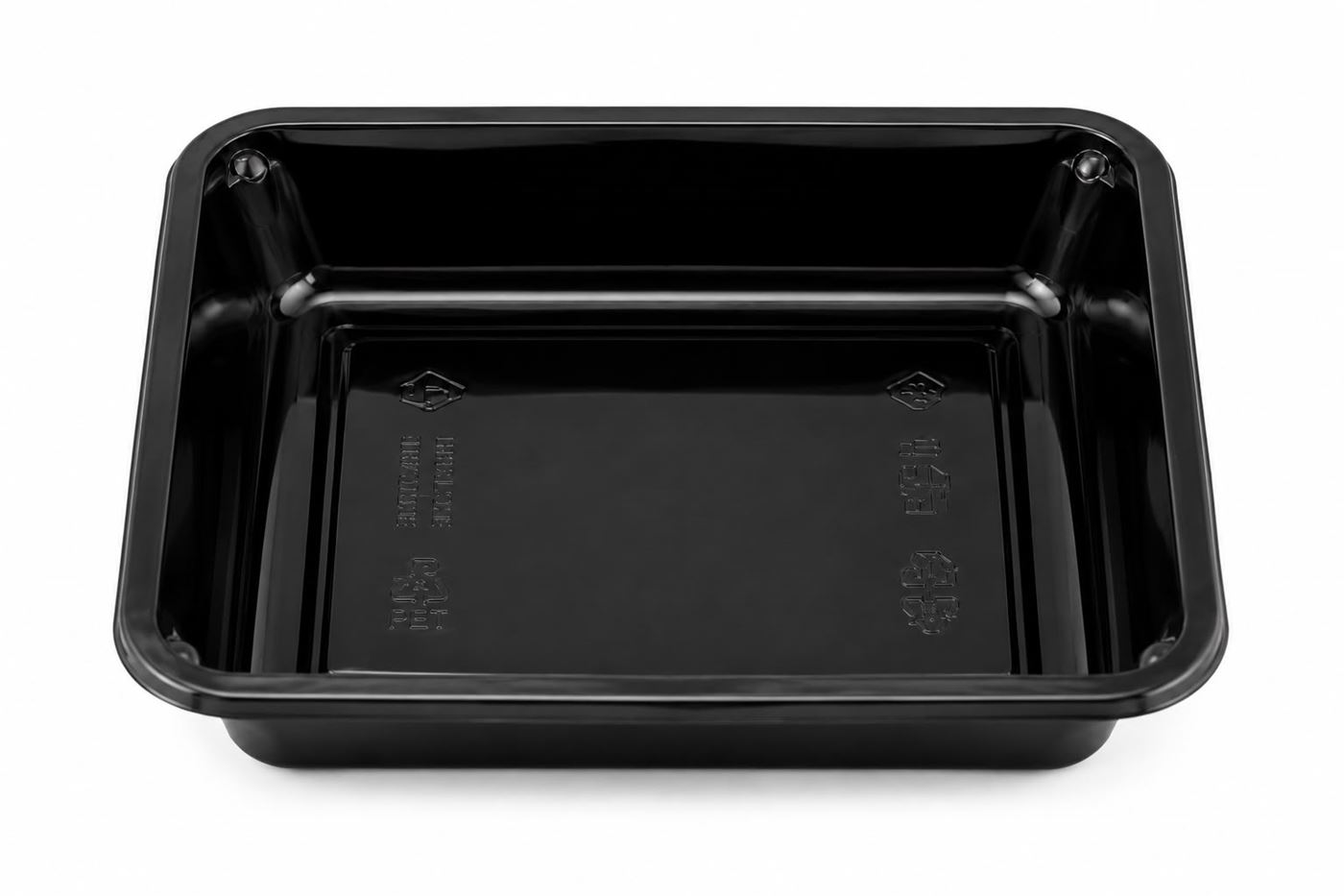 Bandeja PET Negra 2.000 cc - Imagen 4